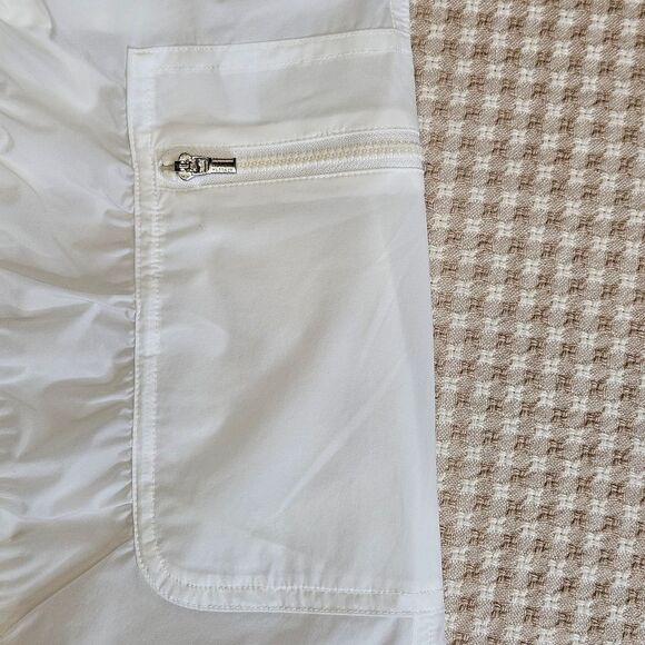 Athleta White Sheer Relaxed Fit Breathable Activewear Parachute Cargo Pants - Picture 9 of 16